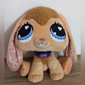 Littlest Pet Shop LPS VIP Bunny Plush Toy, Hasbro 2007